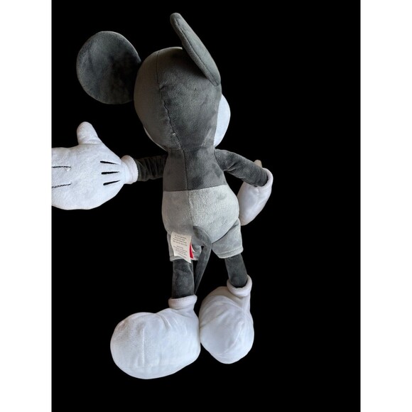 Disney Parks Mickey Mouse Plush Dark & light gray & white 22" - Picture 4 of 10